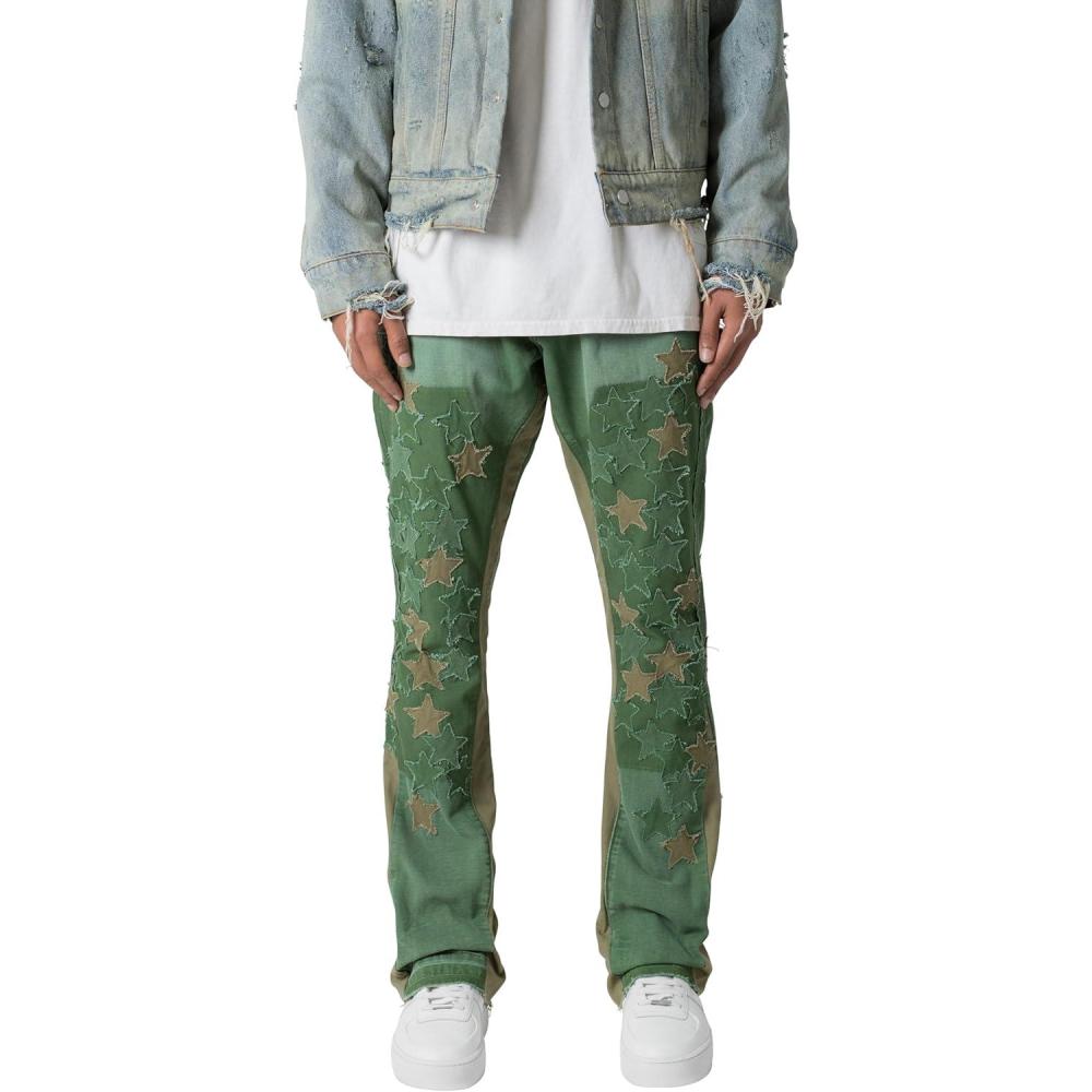 imagemnml Mens B451 Star Flare DenimOlive