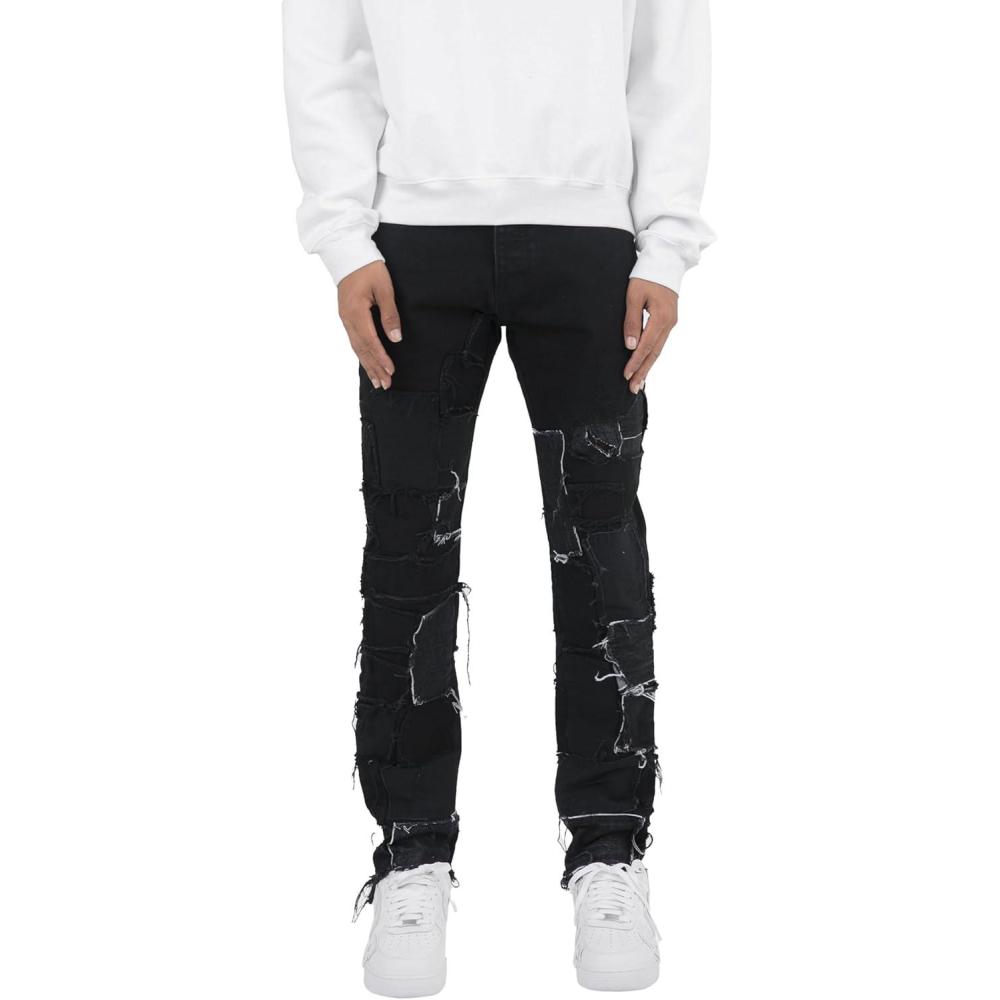 imagemnml Mens D269 Straight DenimBlack