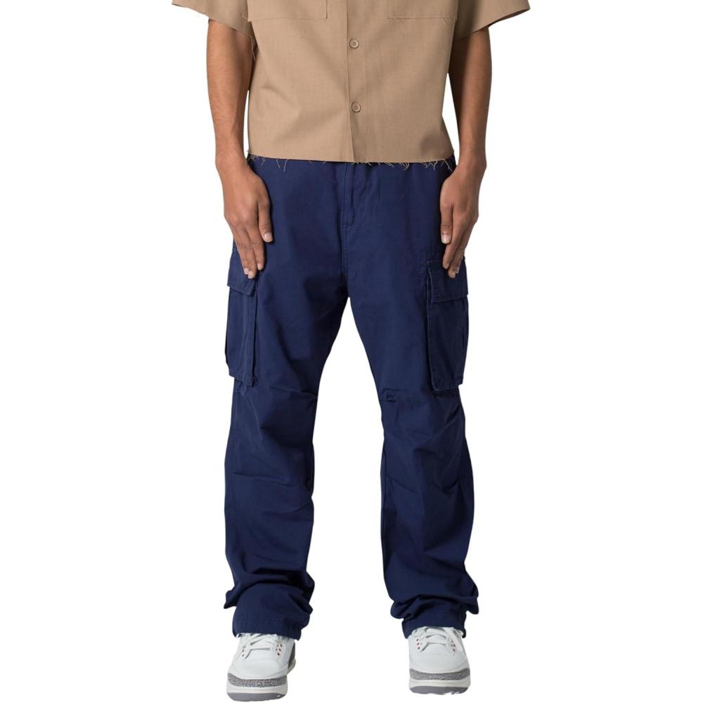 imagemnml Mens Ultra Baggy Vintage Cargo PantBlue