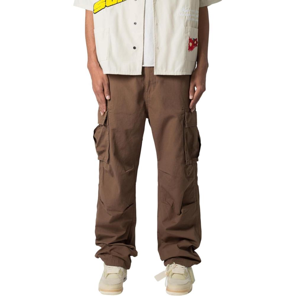 imagemnml Mens Ultra Baggy Vintage Cargo PantBrown