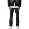 mnml Men’s B447 Waxed Flare Denim(Black)