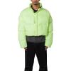 mnml Men’s Cropped Puffer Ii Jacket(Green)