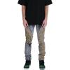 mnml Men’s D422 Leopard Straight Denim(Black/Brown)