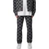 mnml Mens D528 Checkered Denim(Black)