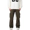 mnml Men’s Drawcord Flare Cargo Pants(Green)