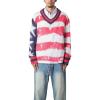 mnml Men’s Flag Loose Knitted Sweater(Blue)