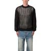 mnml Men’s Mesh Knit Sweater(Black)