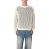 mnml Men’s Mesh Knit Sweater(Ivory)