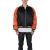 mnml Mens Souvenir Jacket(Black/Orange)