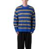 mnml Men’s Striped Mohair Sweater(Blue)