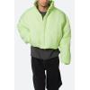 mnml Men’s Cropped Puffer Ii Jacket(Green)