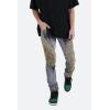mnml Men’s D422 Leopard Straight Denim(Black/Brown)