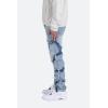 mnml Men’s D423 Cracked Straight Denim(Blue)