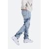 mnml Men’s D423 Cracked Straight Denim(Blue)