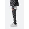 mnml Mens D528 Checkered Denim(Black)