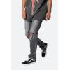 mnml Men’s D530 Zipper Straight Denim(Washed Black)