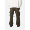 mnml Men’s Drawcord Flare Cargo Pants(Green)