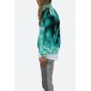mnml Men’s Green Splash Zip Up Jacket(Green/Black)