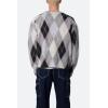 mnml Mens Men’s Mohair Cardigan Sweater(White)
