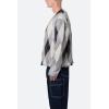 mnml Mens Men’s Mohair Cardigan Sweater(White)