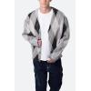 mnml Mens Men’s Mohair Cardigan Sweater(White)