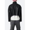 mnml Mens Men’s Pu Cropped M65 Jacket(Black)