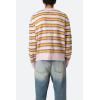 mnml Mens Men’s Striped Mohair Cardigan Sweater(Pink)