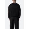 mnml Men’s Mesh Knit Sweater(Black)