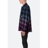 mnml Men’s Ombre Flannel Shirt(Black/Purple)