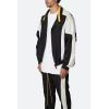 mnml Mens Race Track Jacket(Black/White)