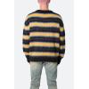 mnml Men’s Striped Mohair Sweater(Black)