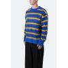 mnml Men’s Striped Mohair Sweater(Blue)