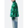 mnml Men’s Tie Dye Sherpa Pullover(Green)