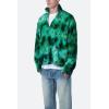 mnml Men’s Tie Dye Sherpa Pullover(Green)