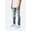 mnml Men’s X555 Crystal Skinny Denim(Blue/Pink)