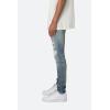mnml Men’s X555 Crystal Skinny Denim(Blue/Pink)
