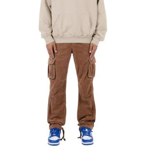 mnml Men’s Vintage Corduroy Cargo Pants(Brown)