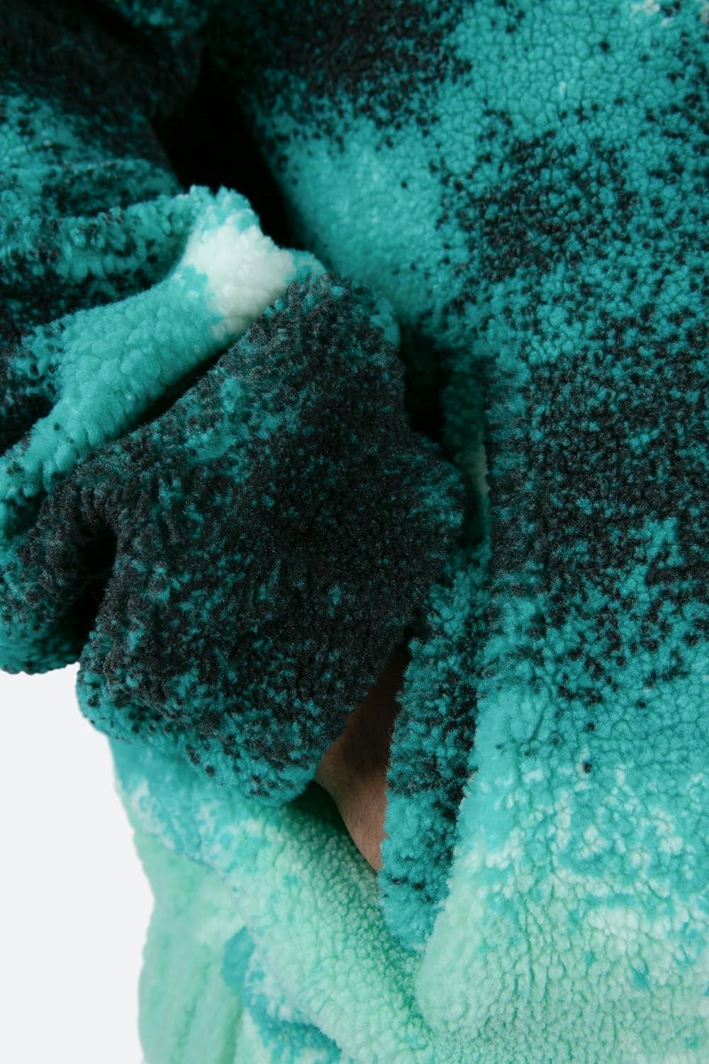 imagemnml mens Mnml Green Splash Zip Up JacketGreenBlack