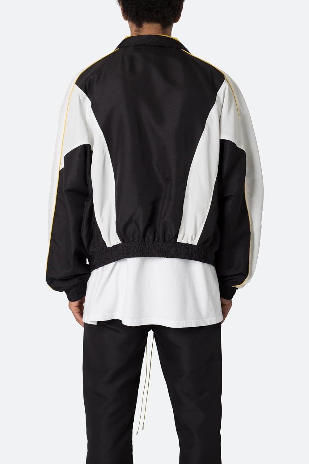 imagemnml mens Mnml Race Track JacketBlackWhite
