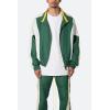 mnml mens Mnml Race Track Jacket(Green/White)
