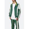 mnml mens Mnml Race Track Jacket(Green/White)
