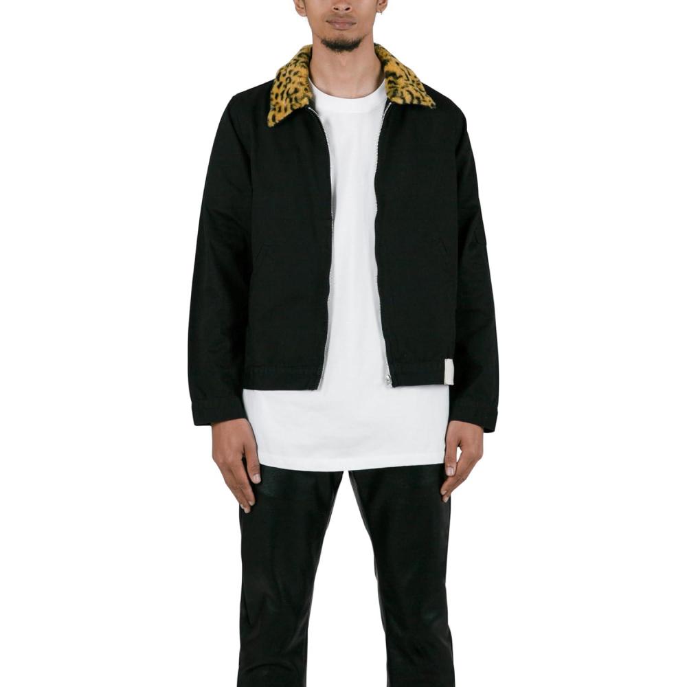 imagemnml Mens Leopard Work JacketBlack