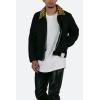 mnml Mens Leopard Work Jacket(Black)