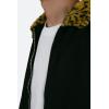 mnml Mens Leopard Work Jacket(Black)