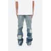 mnml Mens Mnml Men’s B424 Patch Flare Denim(Blue)