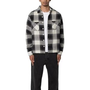 mnml Men’s Classic Flannel Shirt(Black)