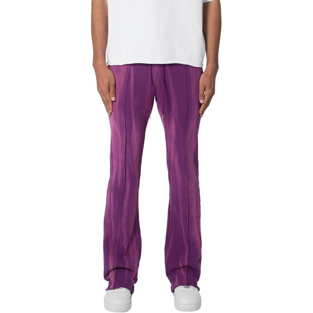 image:imagemnml Mens Mnml Mens French Terry Flare SweatpantsPurple