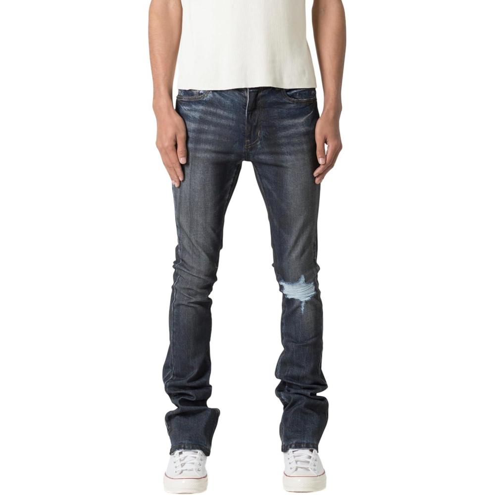 image:imagemnml Mens Mnml Mens X385 Skinny Stacked DenimBlue