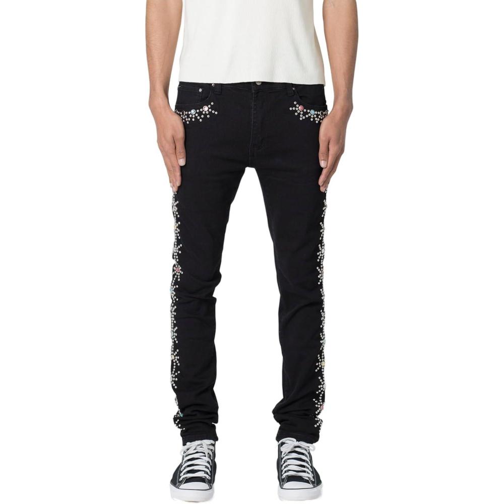 image:imagemnml Mens Mnml Mens X620 Studded Skinny DenimBlack