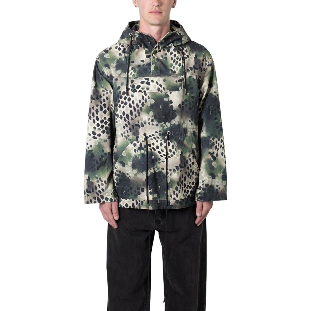 image:imagemnml mens Mnml Mens Swamp Camo Anorak JacketGreen